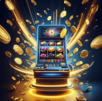 Mobile phone displaying 19slot navigation menu and game categories